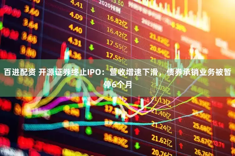 百进配资 开源证券终止IPO：营收增速下滑，债券承销业务被暂停6个月