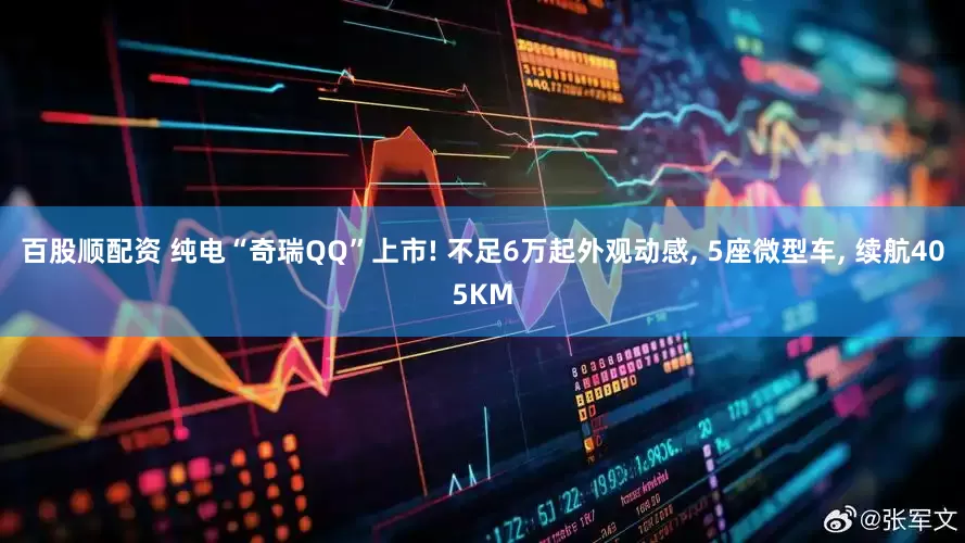 百股顺配资 纯电“奇瑞QQ”上市! 不足6万起外观动感, 5座微型车, 续航405KM